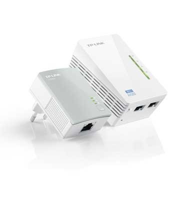 Kit PowerLine 600Mbps c/Wir...