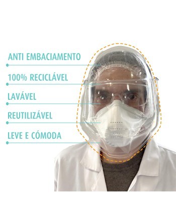 Viseira Facial Proteção...