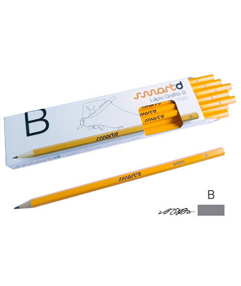 Lapis Grafite B SmartD Cx 12un