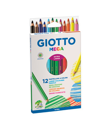 Lápis Cor 18cm Giotto Mega...