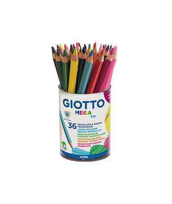 Lápis Cor 18cm Giotto Mega...