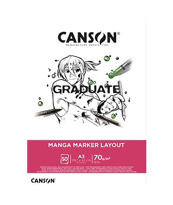 Bloco Canson Graduate Manga...