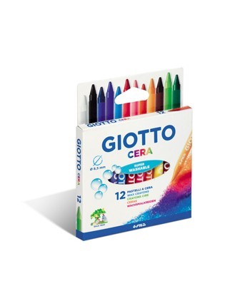 Lápis de Cera 12 Cores Giotto