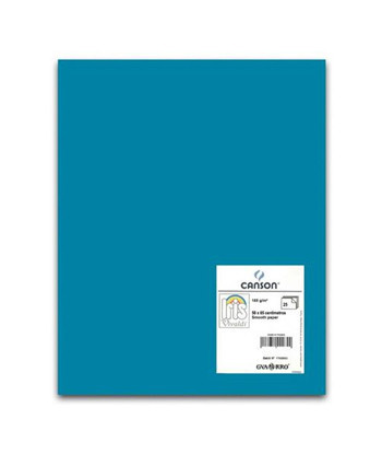 Cartolina 50x65cm Azul...