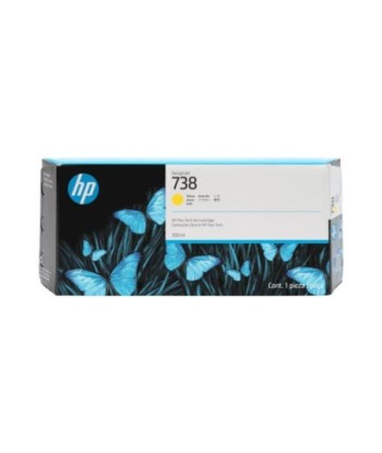 Tinteiro HP 738 Amarelo...
