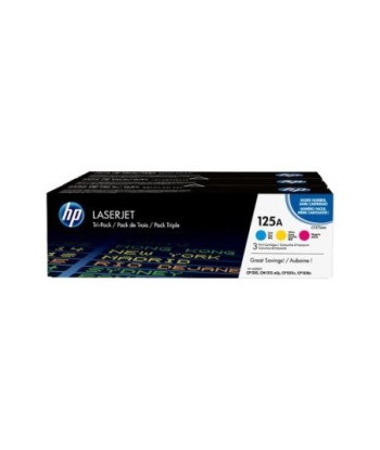 Pack Toners HP 125A 3 Cores...