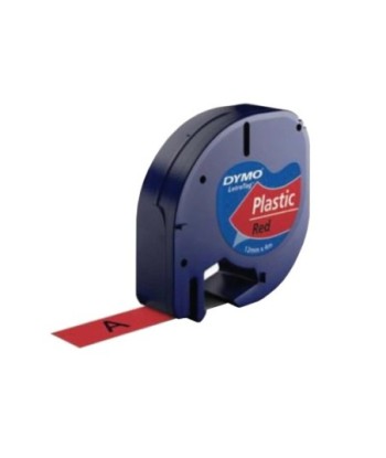 Fita 12mmx4m Preto/Vermelho...