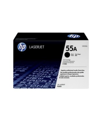 Toner HP 55A Preto CE255A...