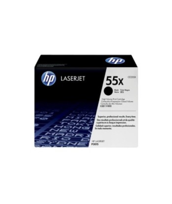 Toner HP 55X Preto CE255X...