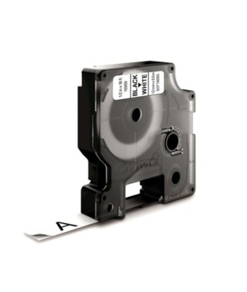 Fita 12mmx5.5m Preto/Branco...