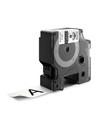 Fita 24mmx5,5m Preto/Branco...