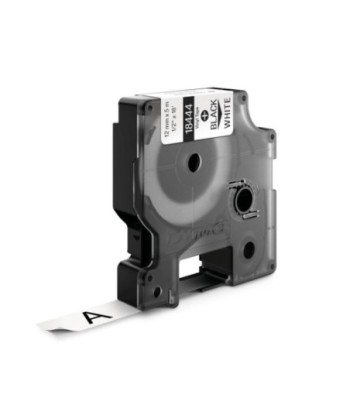 Fita 12mmx5,5m Preto/Branco...