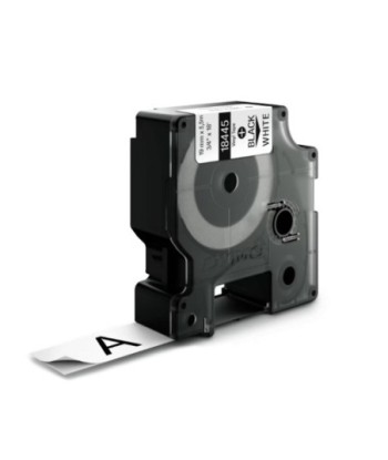 Fita 19mmx5m Preto/Branco...