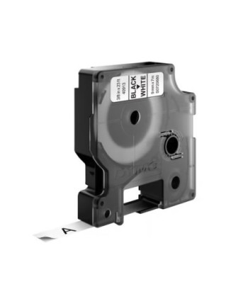 Fita 09mmx7m Preto/Branco...