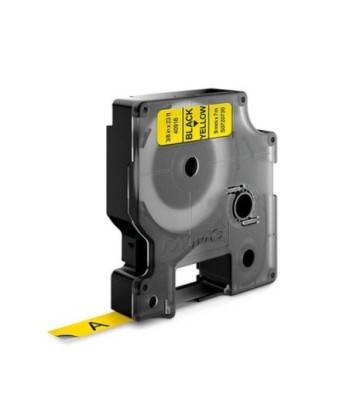 Fita 09mmx7m Preto/Amarelo...