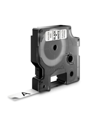 Fita 12mmx7m Preto/Branco...