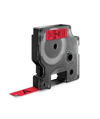 Fita 12mmx7m Preto/Vermelho...