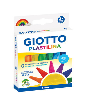 Plasticina 6 Cores Giotto 90g