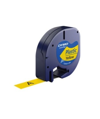 Fita 12mmx4m Preto/Amarelo...