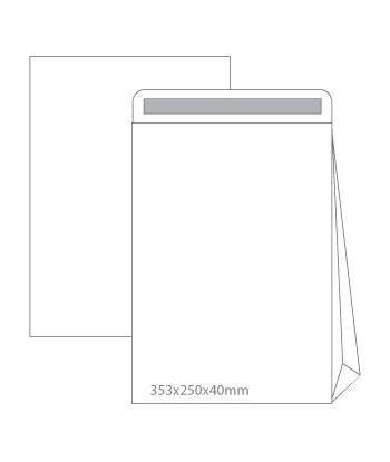 Envelopes Saco 250x353mm B4...