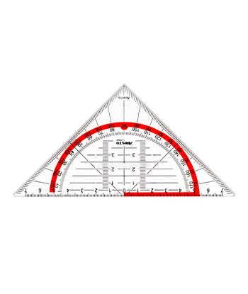 Esquadro Geométrico 16cm...