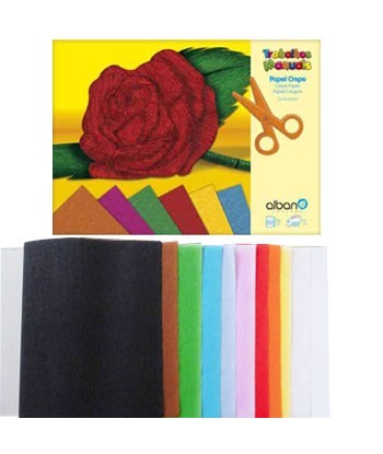 Papel Crepe 24x31cm Sortido...