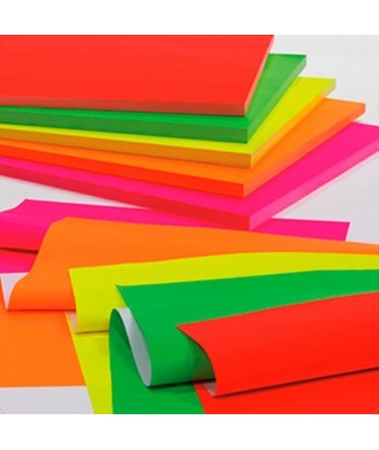 Papel Fluorescente 50x65cm...