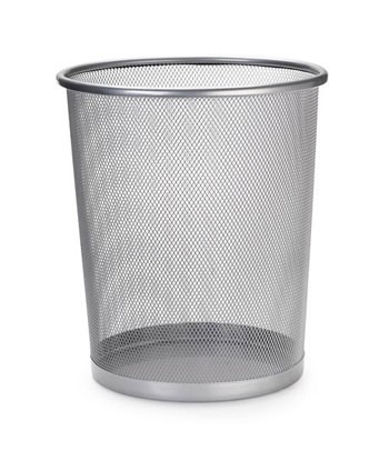 Papeleira 18L 265x285mm Prata