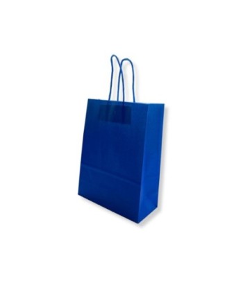 Saco 24x10x32cm Papel Azul...