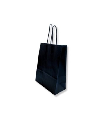 Saco 24x10x32cm Papel Preto...