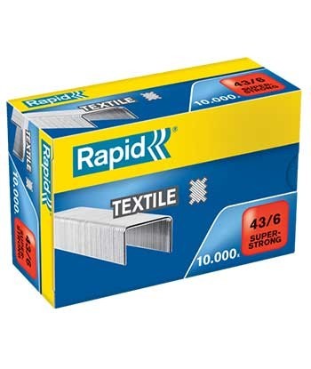 Agrafos 43/6 Textil Rapid...