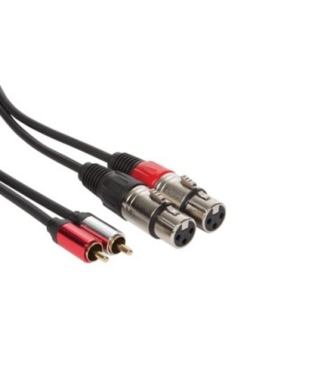 Cabo Áudio 2x XLR Fêmea...