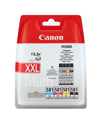 Pack Tinteiros Canon 581XXL...