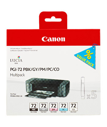 Pack Tinteiro Canon 72 5...