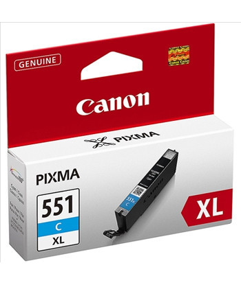 Tinteiro Canon 551XL Azul...