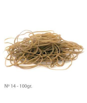 Elásticos 02x50mm Nº14 100g