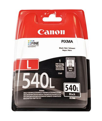 Tinteiro Canon 540L Preto...