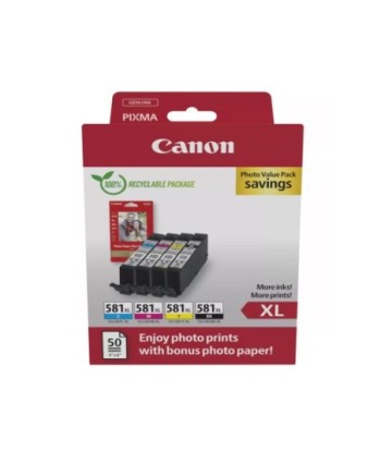 Pack Tinteiros Canon 581XL...