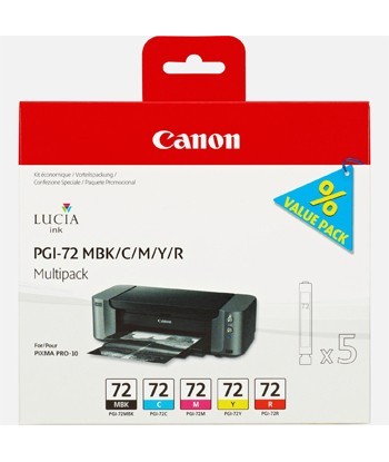 Pack Tinteiros Canon 72 5...