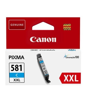 Tinteiro Canon 581XXL Azul...