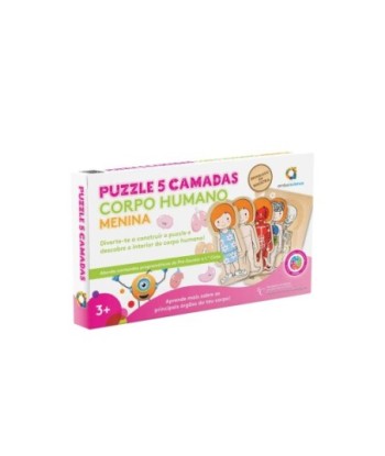 Puzzle Corpo Humano Menina...