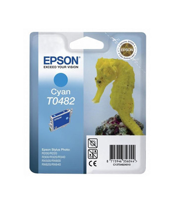 Tinteiro Epson T0482 Azul...