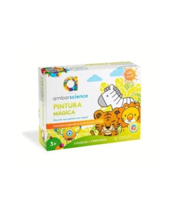 Pintura Mágica Leão Tigre e...