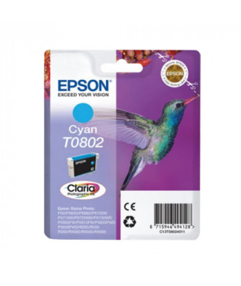 Tinteiro Epson T0802 Azul...