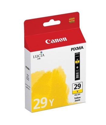 Tinteiro Canon 29 Amarelo...