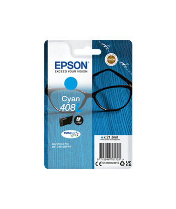 Tinteiro Epson 408L Azul...