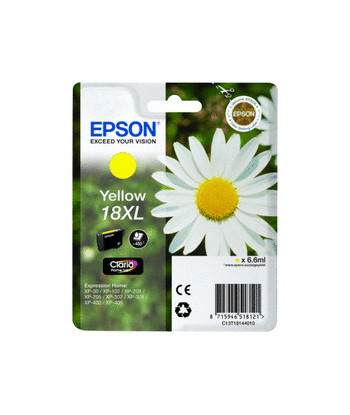 Tinteiro Epson 18XL Amarelo...