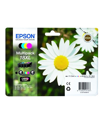 Pack Tinteiros Epson 18XL 4...