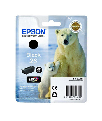 Tinteiro Epson 26 Preto...