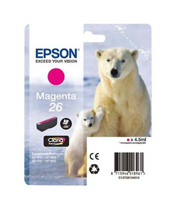 Tinteiro Epson 26 Magenta...